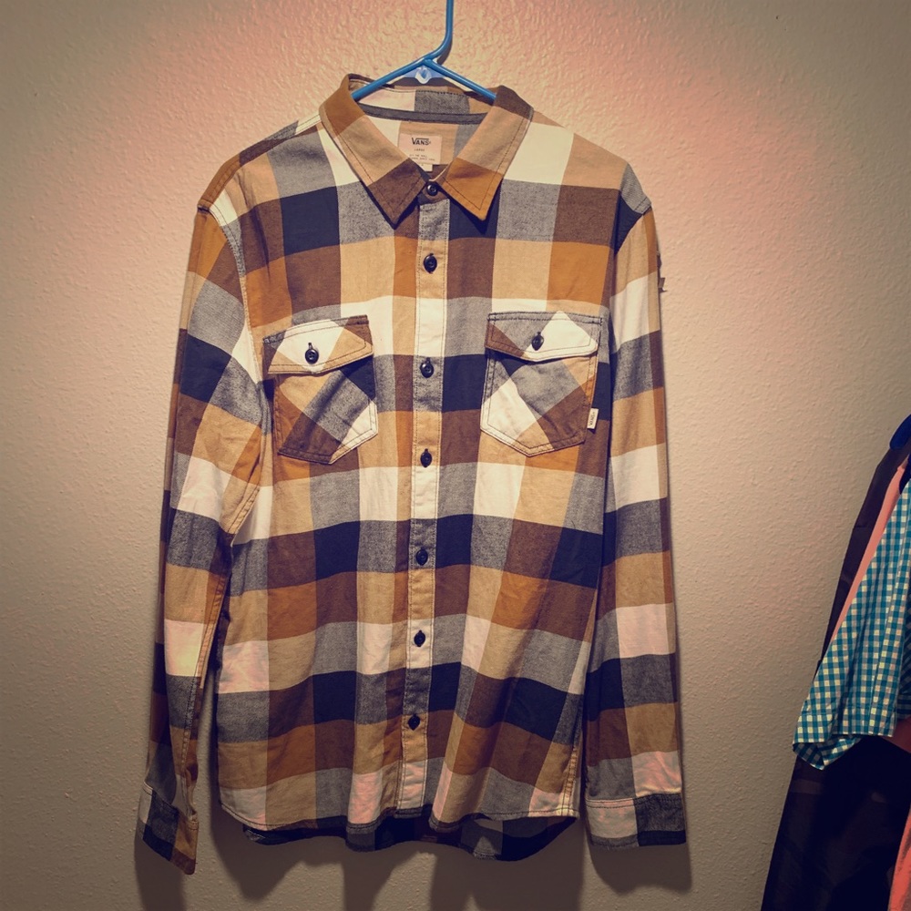 Fleece dress shirt long sleeve